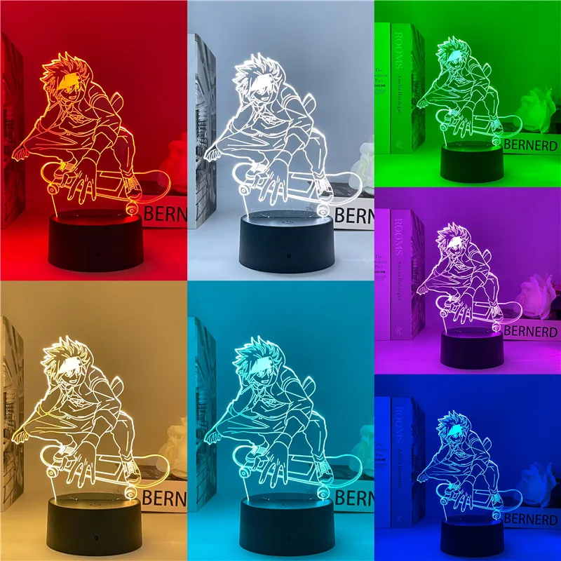 

3d Lamp Anime SK8 The Infinity Reki for Bedroom Decor Nightlight Kids Brithday Gift Room Led Night Light Manga SK8 The Infinity