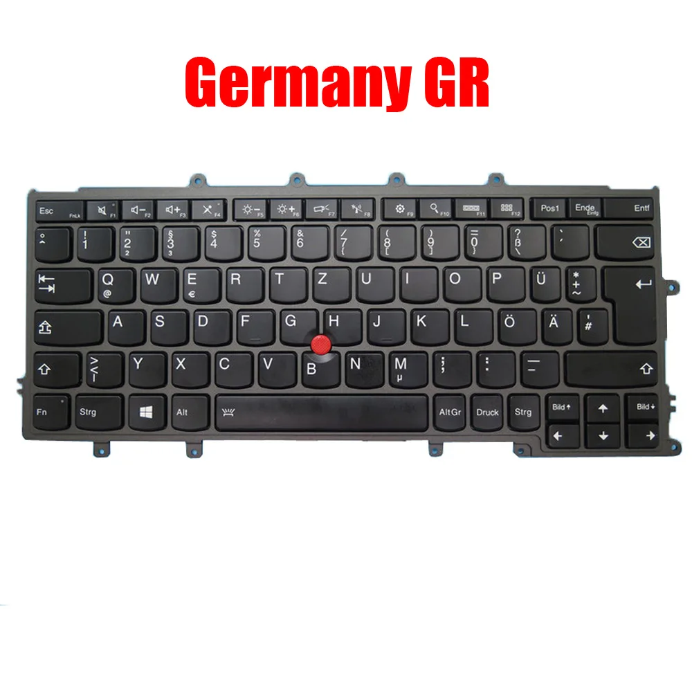 Клавиатура для ноутбука Lenovo Thinkpad X240 X240S X250 X260 X270 A275 с подсветкой