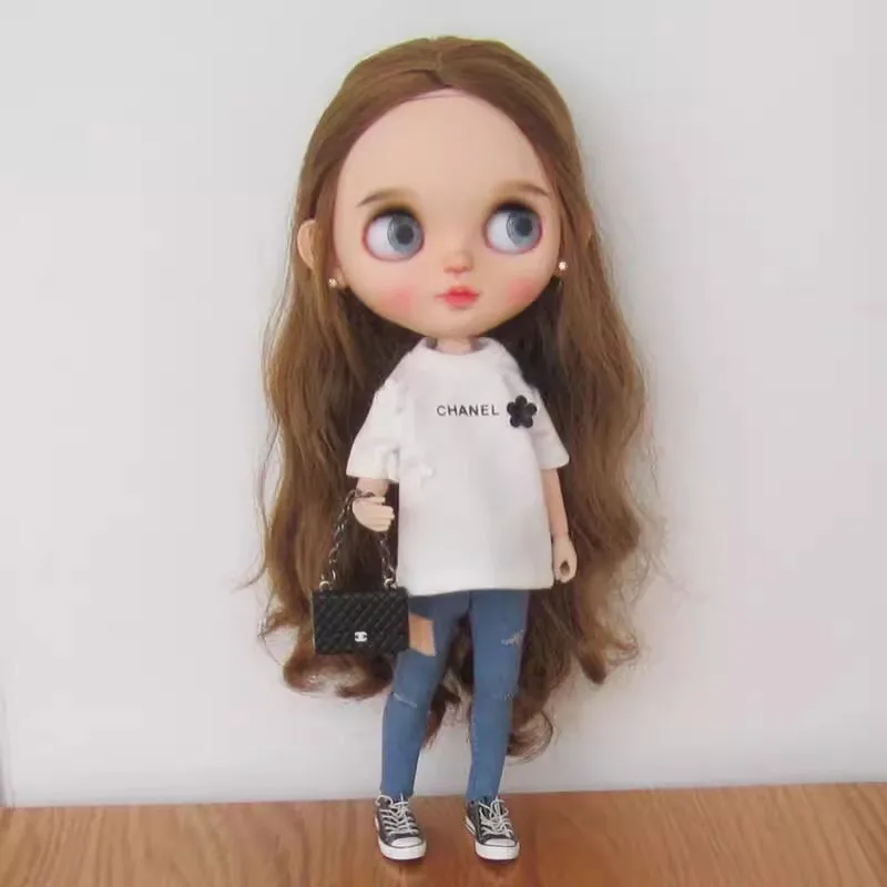 TA267 новые стили кукла по индивидуальному заказу розовая одежда футболка