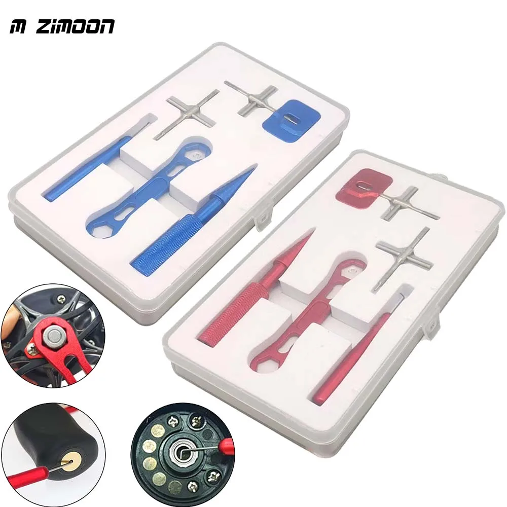 

DIY Repair Tool Kit For Fishing Reel Removal Ball Bearing Maintenance Spool Disassembling Wrench Baitcasting Fishing Tools Kit