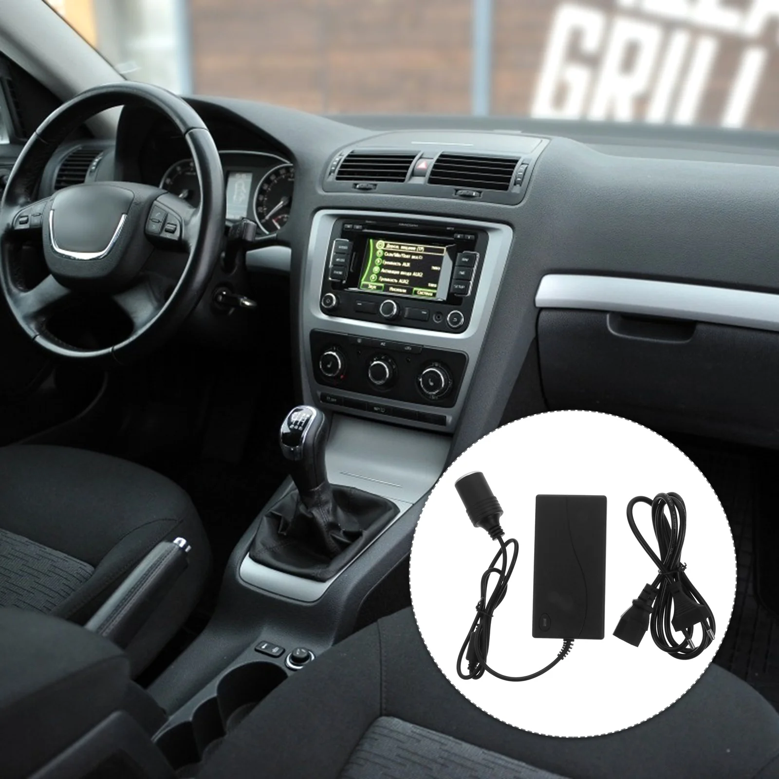 

1pc Practical Portable Professional Car Power Converter Power Car Power Adapter