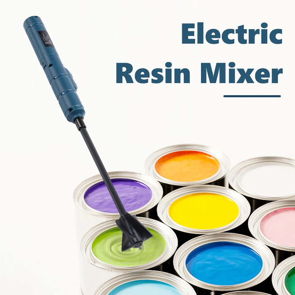 

Electric Plastic Stirring Rod High Capacity Battery Handheld Epoxy Resin Stirrer Lightweight Rechargeable DIY Craft Accessories