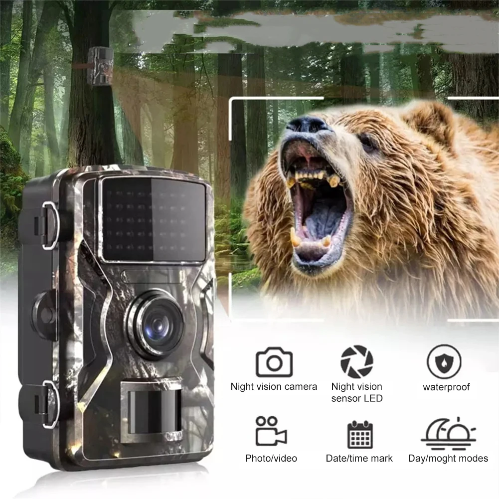 

Hunting Trail Camera Wildlife Camera Night Vision Motion Activated Outdoor Forest Camera Trigger Wildlife Scouting Camera