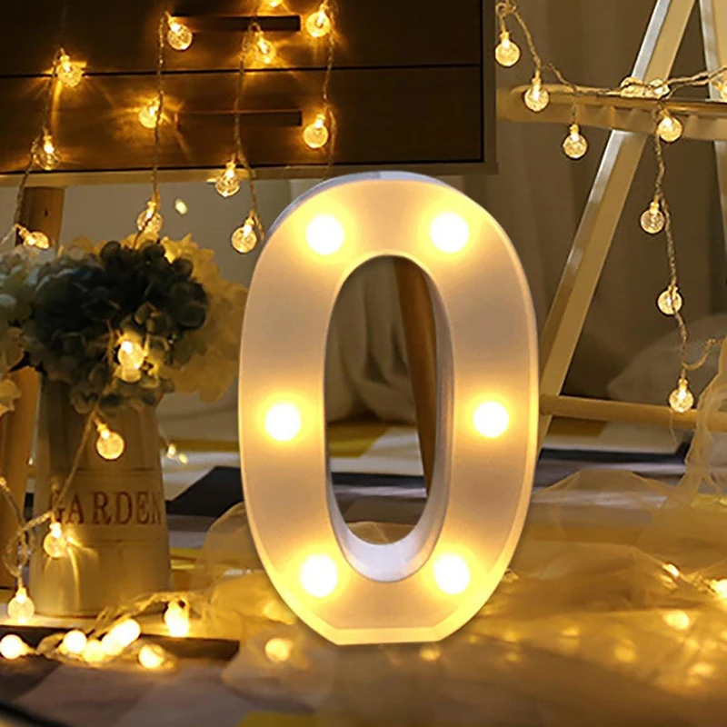 

Светодиодные ночники в виде букв алфавита, милая лампа с цифрами, лампа для дня рождения, стены, украшение для свадебной вечеринки, спальни, аксессуары для дома