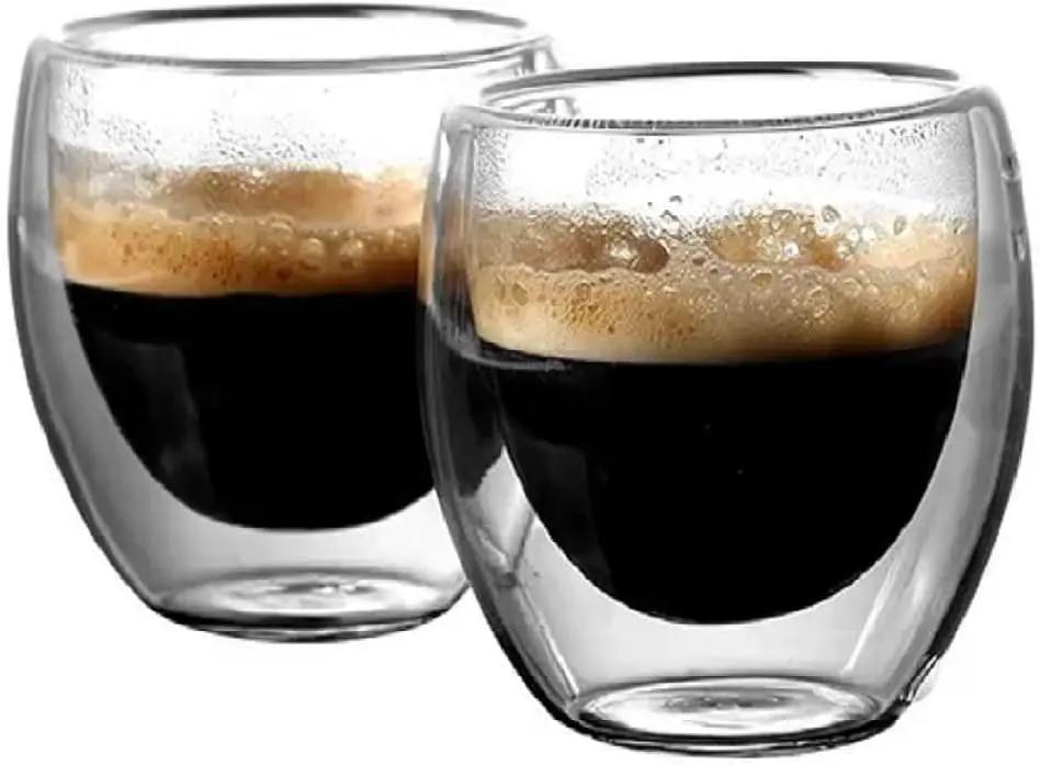 

Copo Vidro C/2 Pçs Duplo Bistrô 140ML, VDA14079