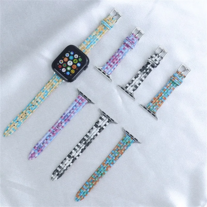 Для Apple Watch *высокое качество * кожаный ремешок для часов 38 мм 40 42 44 из воловьей кожи