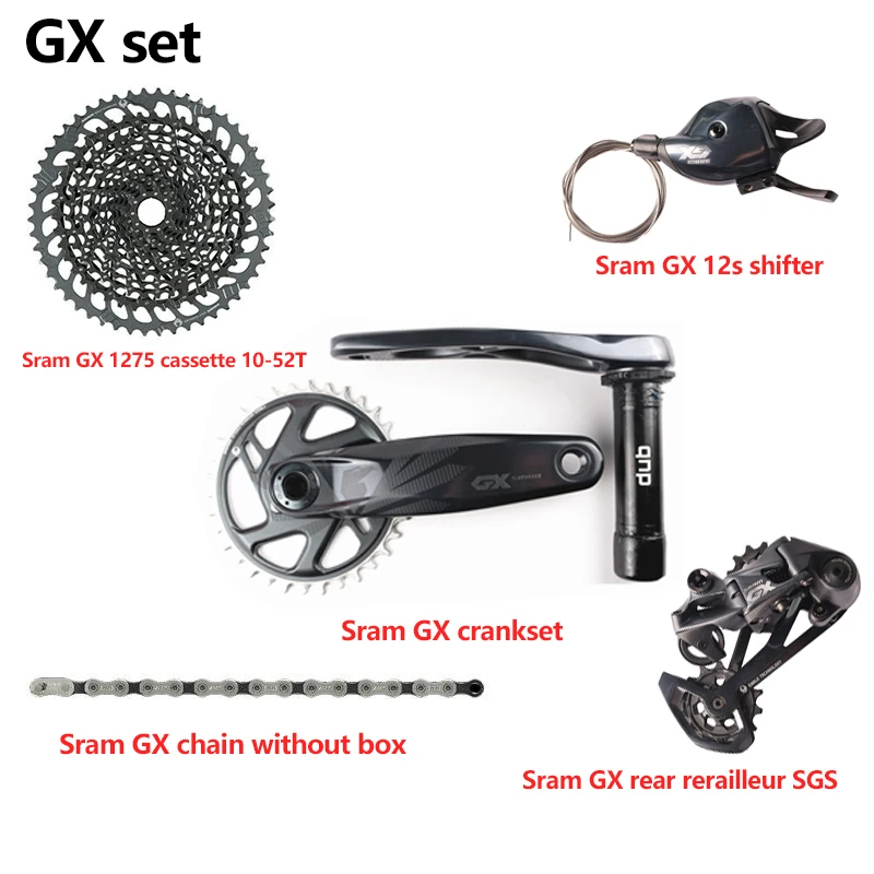 SRAM GX EAGLE 1x12s 12-скоростная группа 10-52T DUB 170 мм 175 30T 32T 34T Цепь триггера переключения