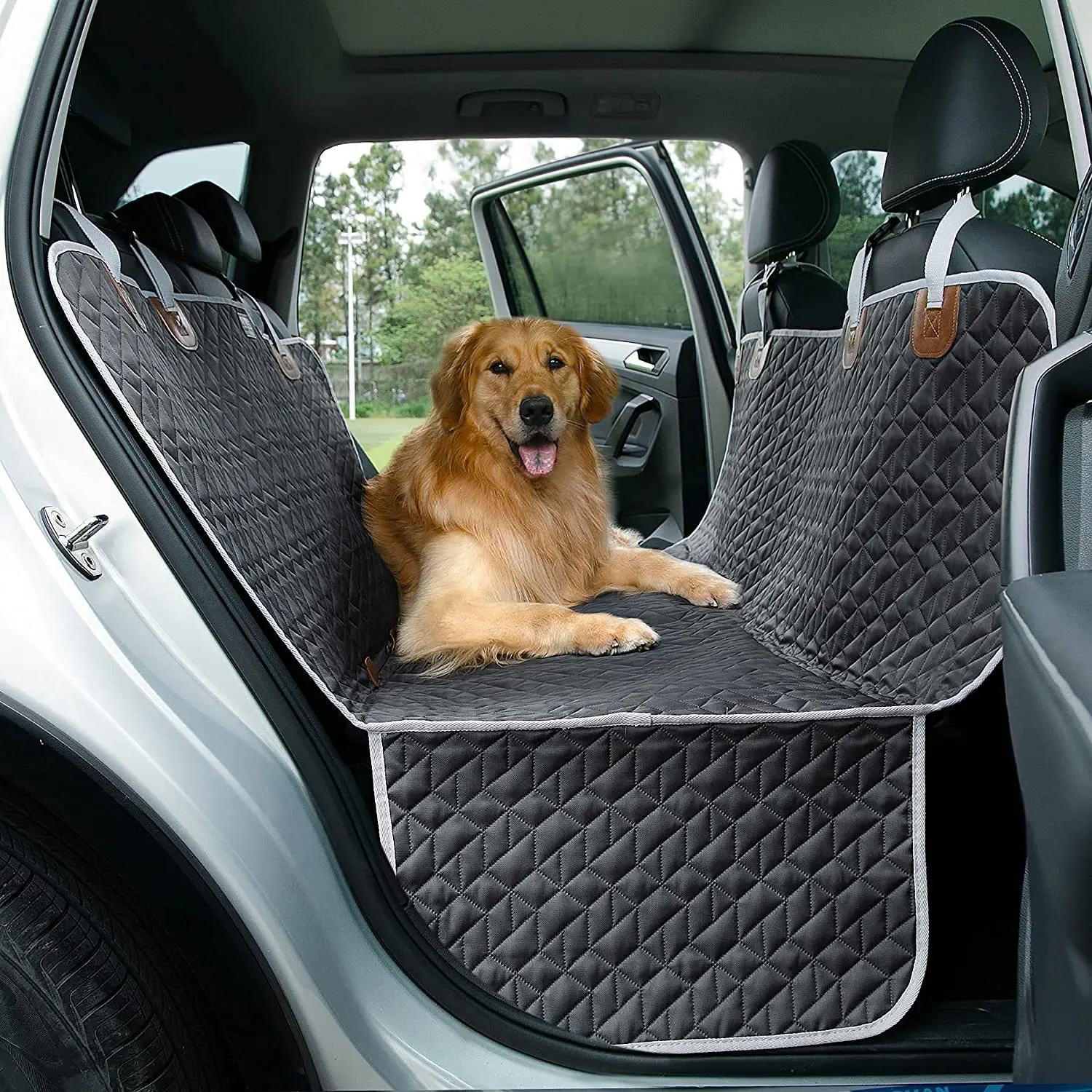 

2022 New Dog Car Seat Cover Car Pet Pad Waterproof Pet Car Pad Car Dog Pad Rear Seat Cushion Black Hammock For Cars Trucks