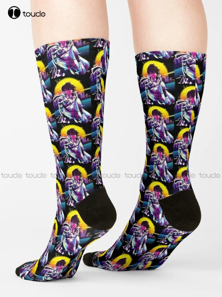 

Носки Fairy Tail - Zeref Dragneel, черные носки для мужчин, забавные осенние носки с милым рисунком, лучшие Мультяшные дышащие хлопковые Мультяшные для девочек