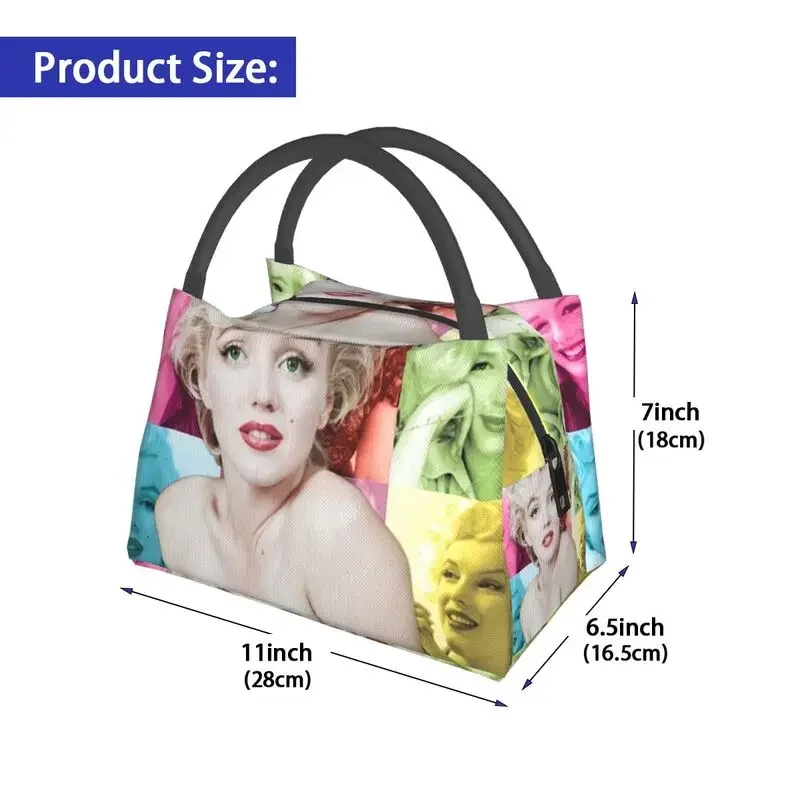 Пикантная изолированная сумка-тоут Marilyns Monroe для женщин многоразовый