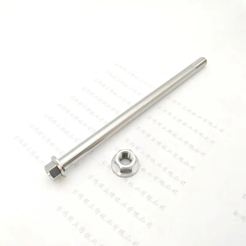 

1 * мотоциклетный титановый сплав M12 * 200 мм-400 мм, болты, винты, полые фланцевые головки, настраиваемые