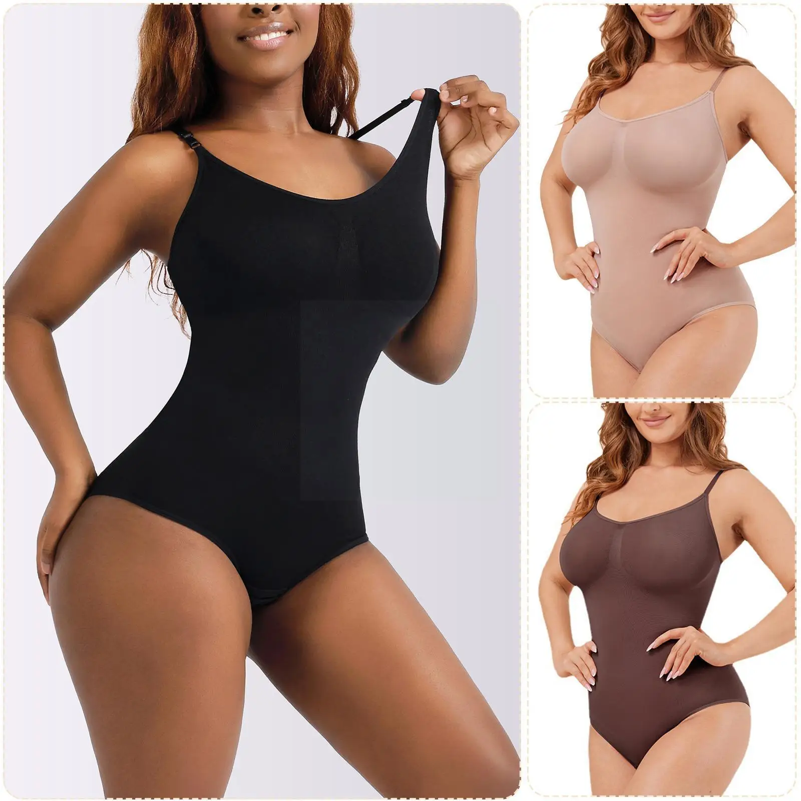 

Women Bodysuit Shapewear Body Shaper Compression Bodies Sheath With Trainer Belly Slimming Cup Reductive Waist Underwear P0q0