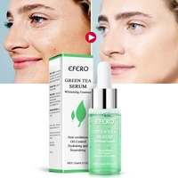 green tea face serum oil control shrink pores whitening facial essence remove dark spots acne blackheads smooth skin care 15ml