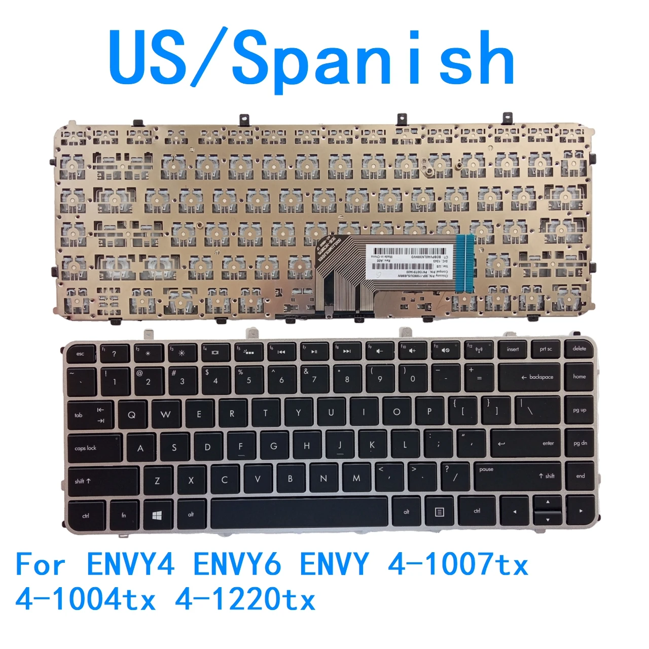 Новая американская клавиатура на испанском языке для HP ENVY4 ENVY6 ENVY 4-1007tx 4-1004tx 4-1220tx