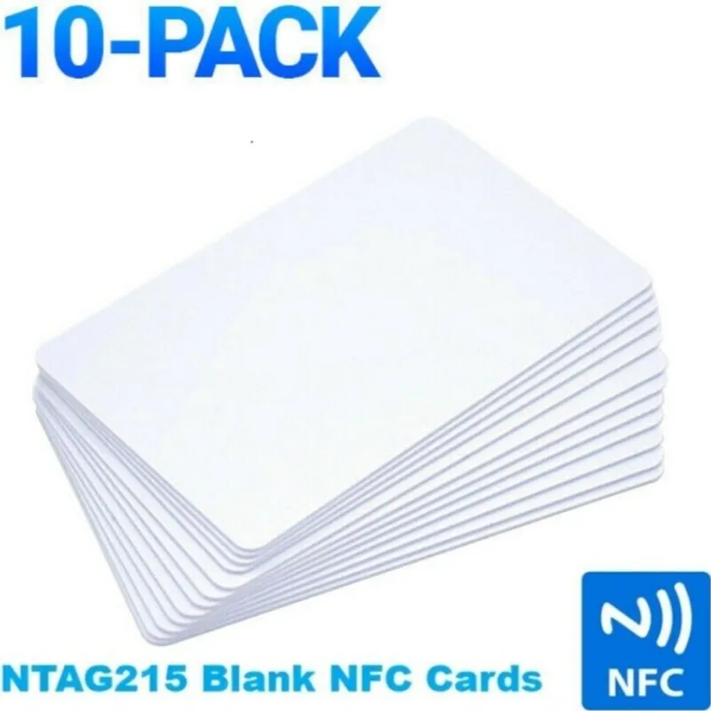 10 шт./упаковка, NFC-карты, 215 МГц, 13,56 байт
