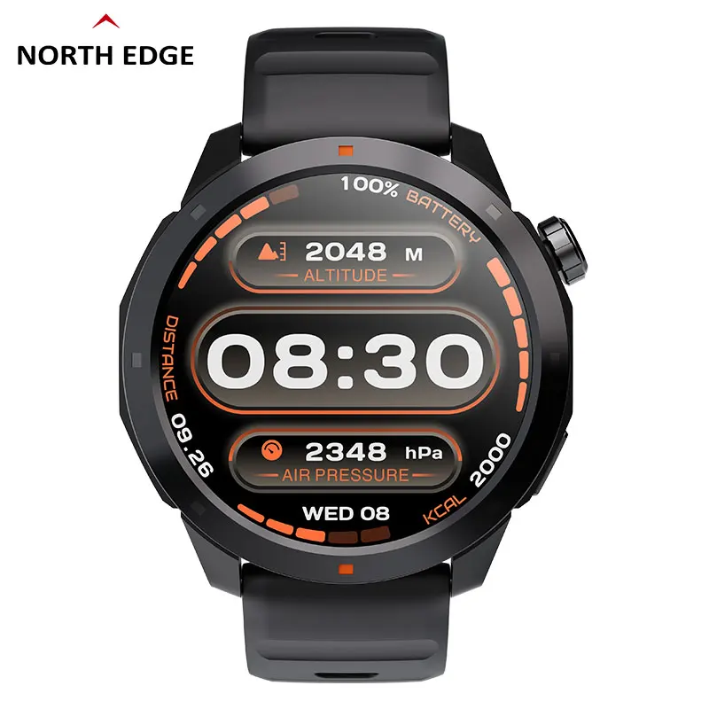 NORTH EDGE X-TREK 2 GPS спортивные умные часы Bluetooth разговор компас высота