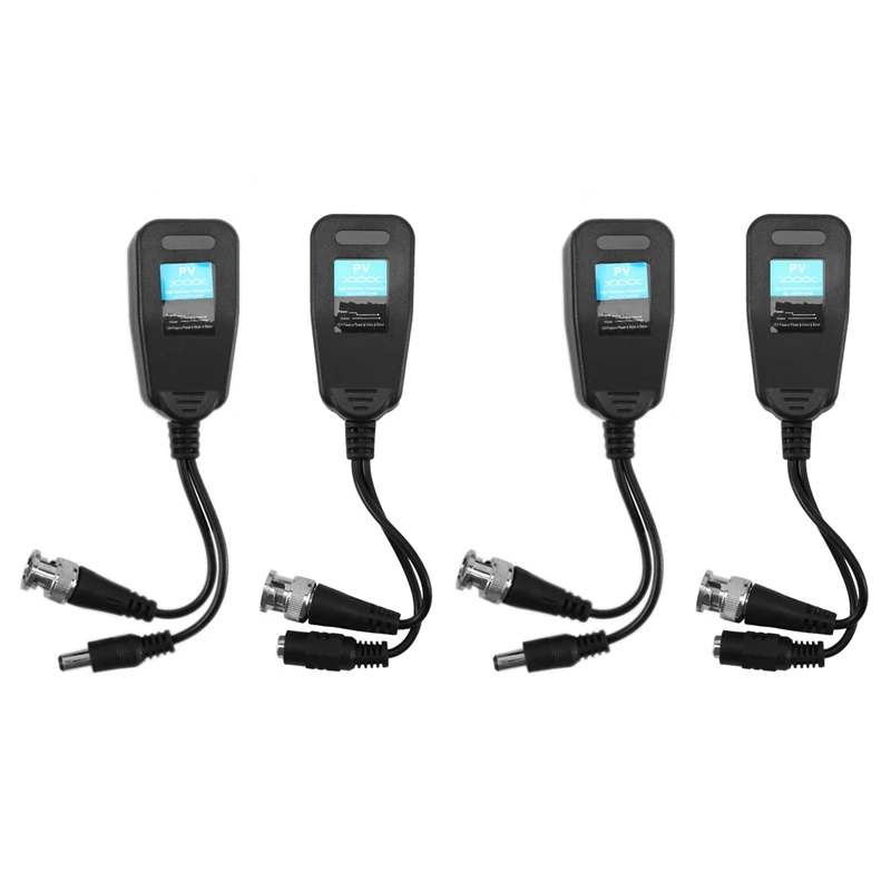 

Пассивный видеоролик с коннектором питания постоянного тока и передатчиком/приемником RJ45 UTP Cat5e/Cat6