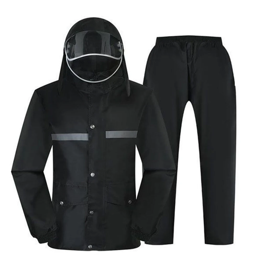 Мотоциклетный плащ для мужчин и женщин водонепроницаемая светоотражающая