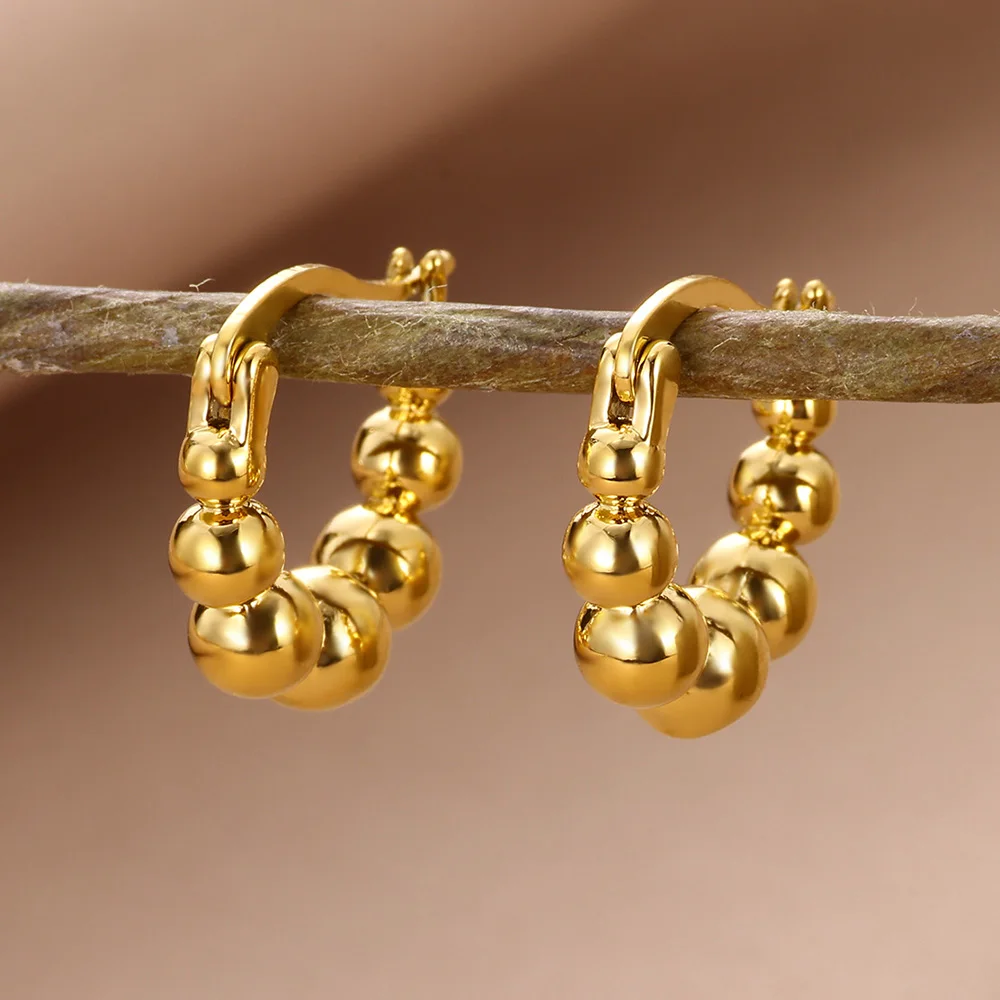 Крошечные серьги-кольца из бисера для женщин Модная бижутерия круглые серьги