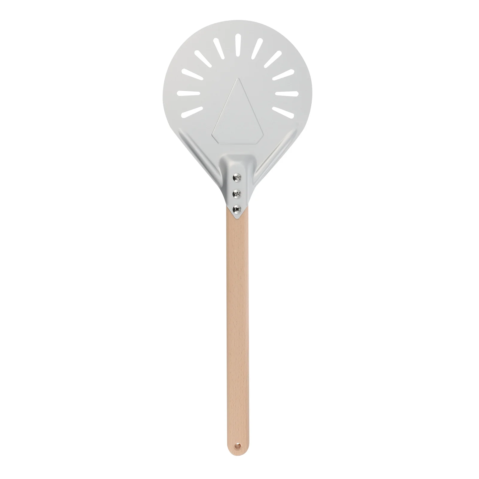 

Pizza Spatula Peel Paddle Turner Pancake Wood Handle Non Slotted Stick Kitchen Tray Steak Transfer Server Turning Cake Inch