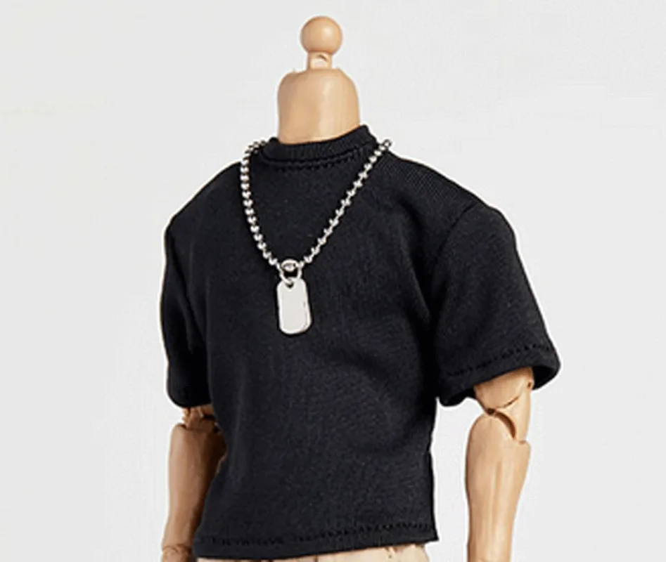 Мужская Яркая футболка, разные цвета, 1/12, Мужская футболка для подвижного кукольного тела 6 дюймов