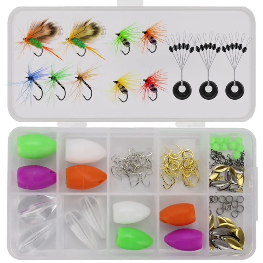 

Fishing Fly Tackle Trout Fly Assortment Wet & Dry Trout Flies Bait Casting Aid Fishing Sequin Fly Fishing Accessories