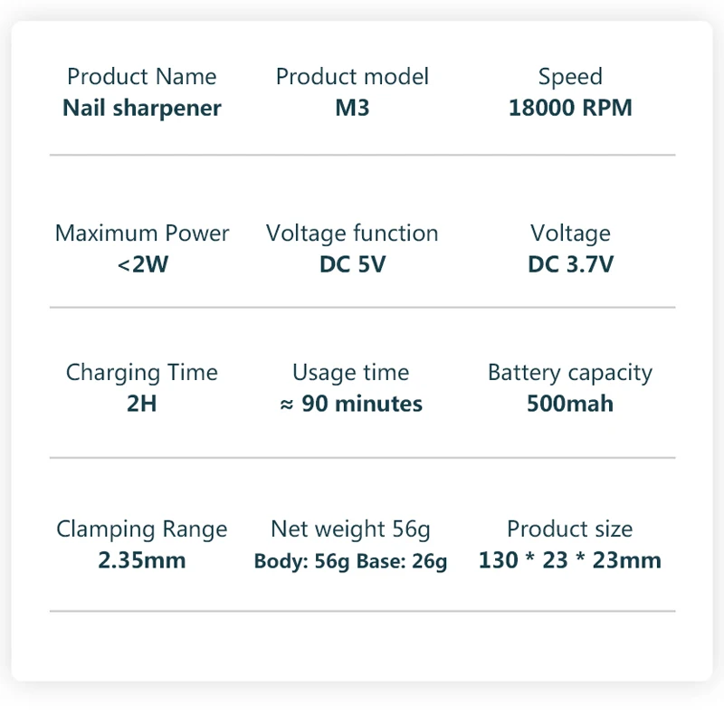 Электрическая шлифовальная машинка для ногтей разгрузочная ручка