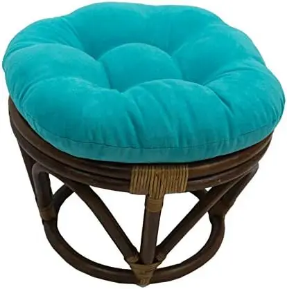 

Furniture Piece Rattan Ottoman with Micro Suede Cushion Furniture sliders Almohadillas fieltro adhesivas mm Forro patas silla