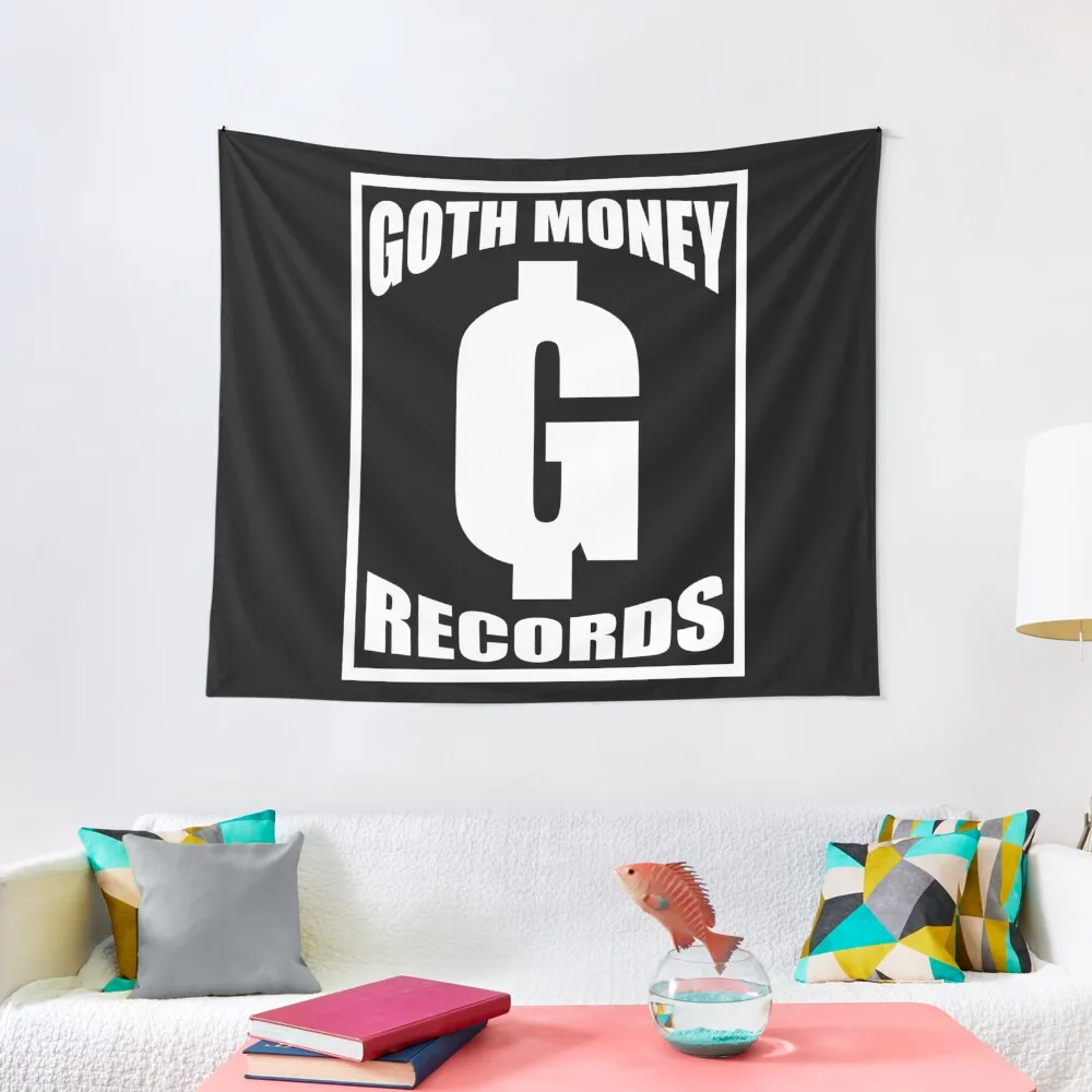 

Готический гобелен с надписью "MONEY RECORDS OG"