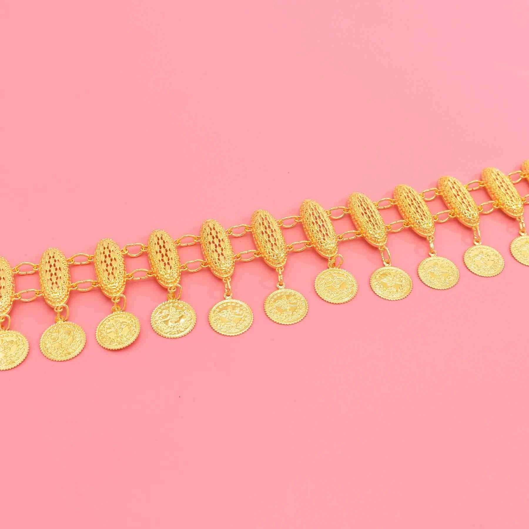 Bohojewelry магазин модных золотистых отверстий цепи для тела женщин металлический
