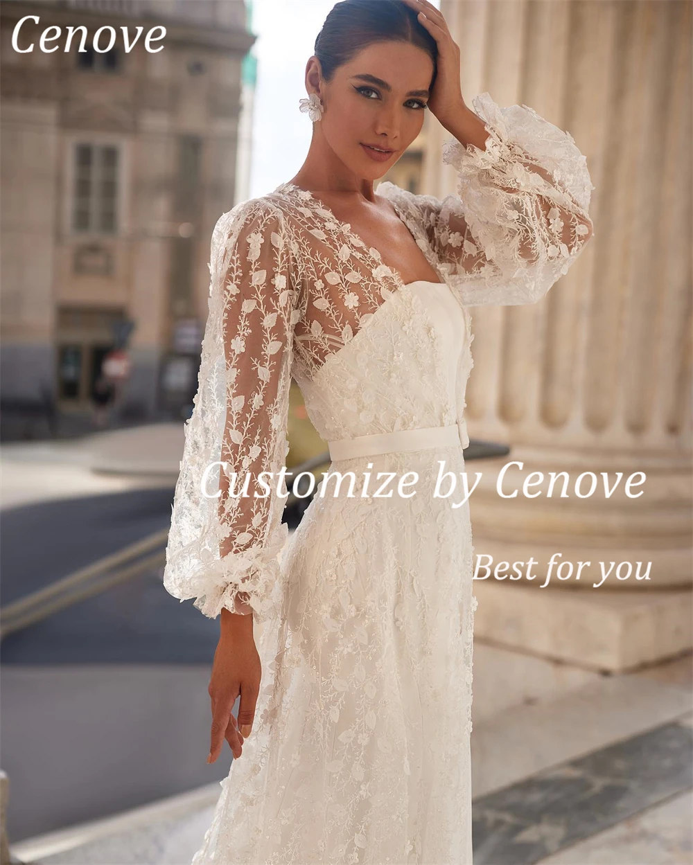 Женское шифоновое платье Cenove, без бретелек, официальное платье с трапециевидным силуэтом, на пуговицах, яркое платье для невесты, 2023