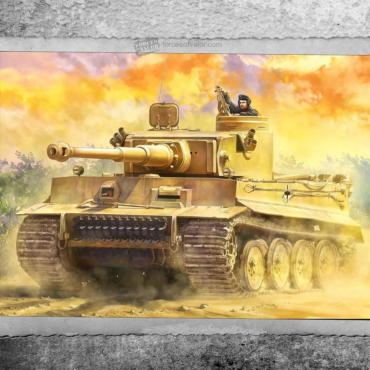 

Forces Of Valour 1/72 873001A - German Tiger I Tank Tunisia 1943