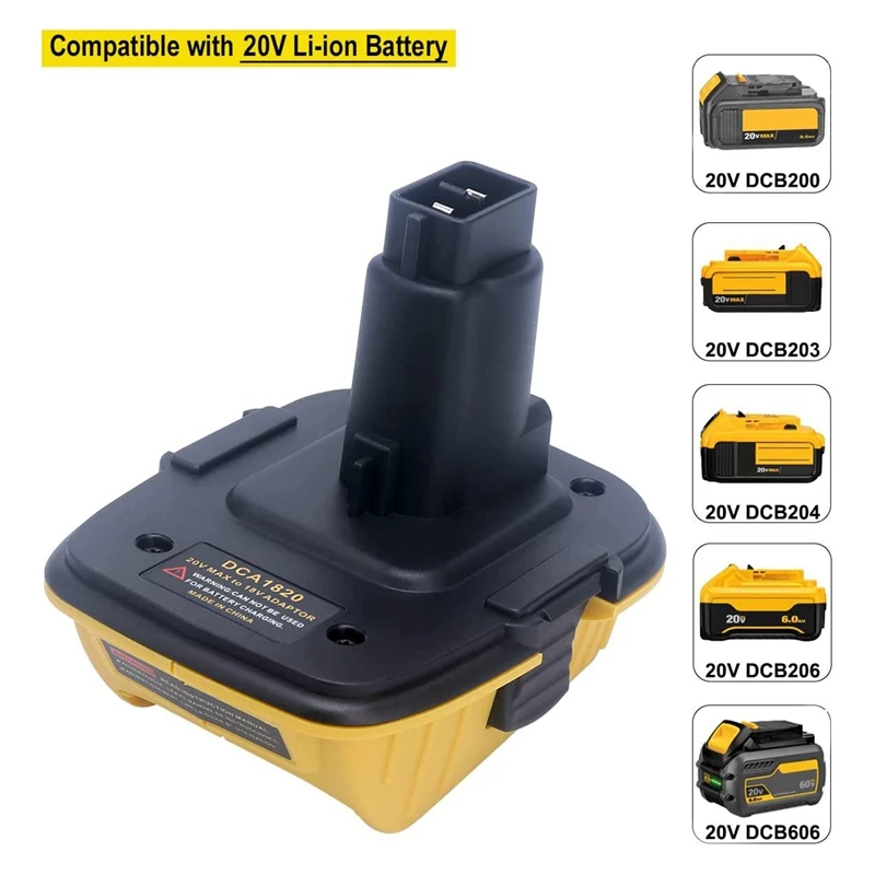 Сменный Адаптер для литий-ионной батареи Dewalt DCB206 DC9098 DC9096