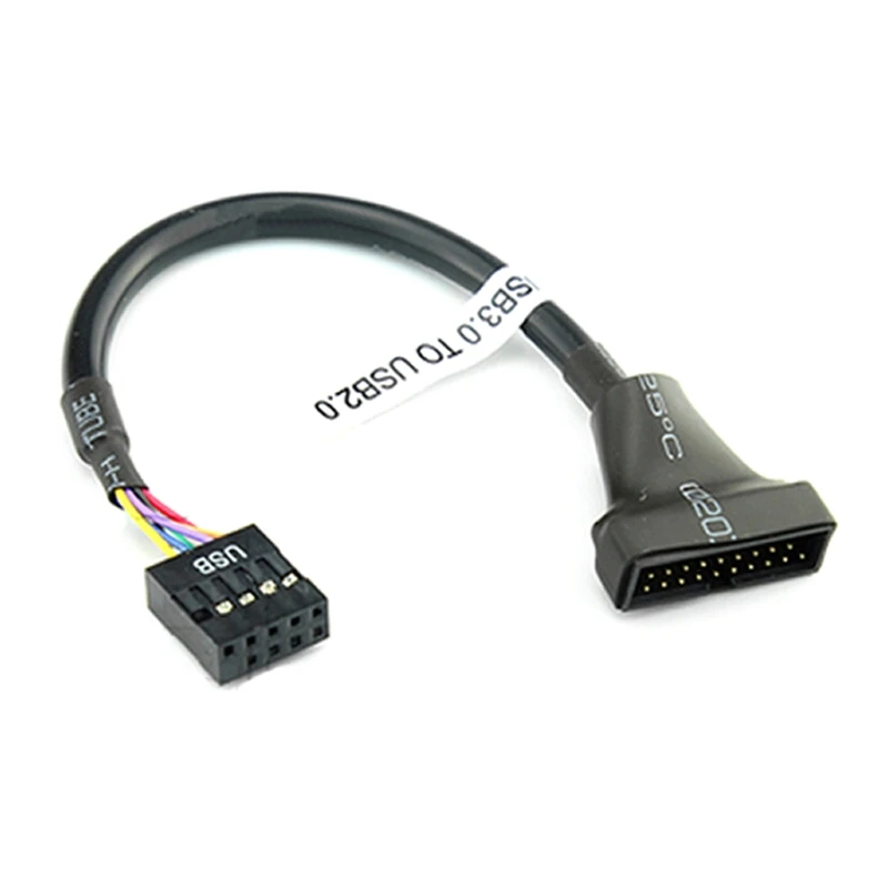 

Кабель-переходник с USB 3,0 на 2,0, переходник с USB 19/20 на USB, 9-контактный переходник с разъемом «мама» на USB, кабель для материнской платы