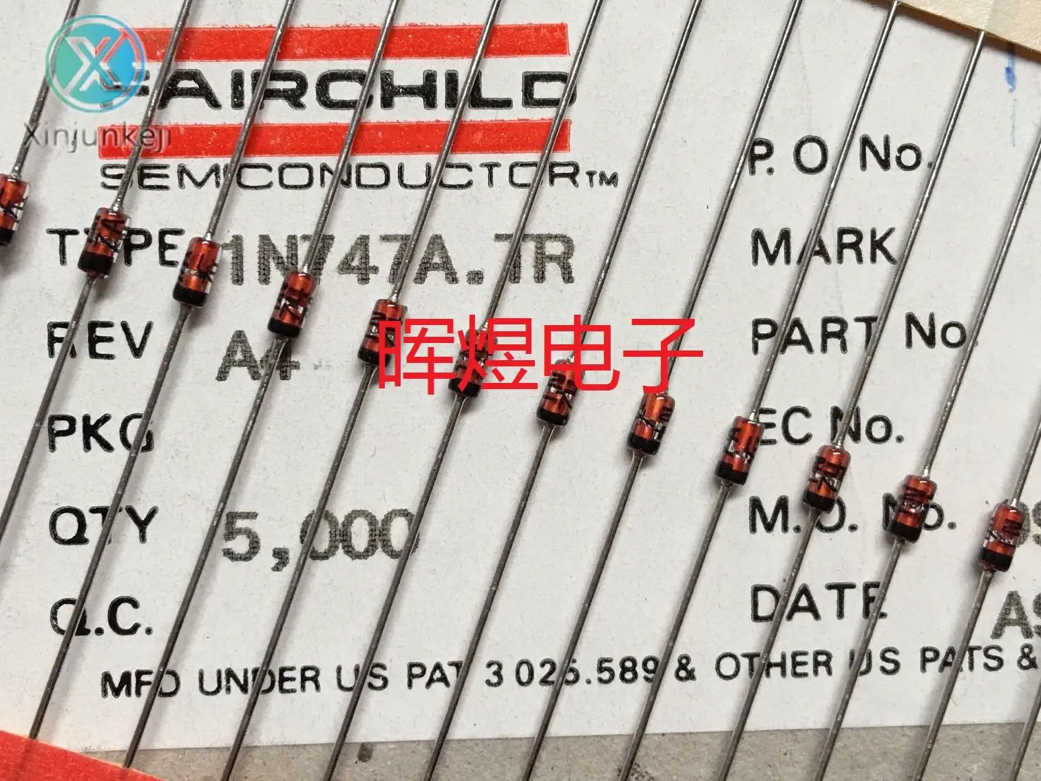 

30pcs orginal new 1N747A. TR regulator diode 3.6V DO-35