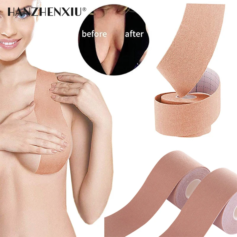 

1 Roll 5M Women Breast Nipple Covers Push Up Bra Body Invisible Breast Lift Tape Adhesive Bras Intimates Sexy Bralette Pasties