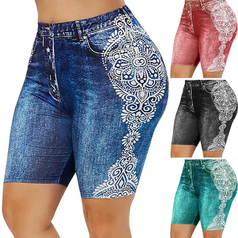 Woman Shorts No Shrinkage Anti-dehiscence Soft Stretch Short Pants Chemical Fiber Blend Short Pants Female Clothing