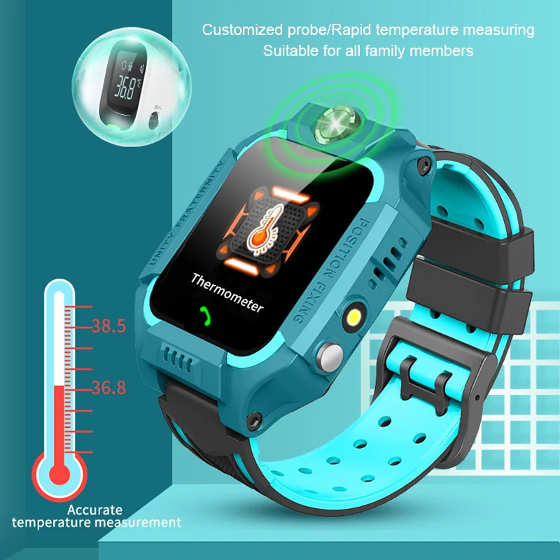 

Kids Smart Watch 1.44" Phone Call Waterproof Wristwatch GPS Locator Phone Call Support Night Operatio For Android men and boy