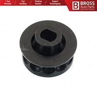 bross auto parts bwr5334 window regulator motor repair wheel pulley gear bj3d59590 for mazda 323 b2200 made in turkey