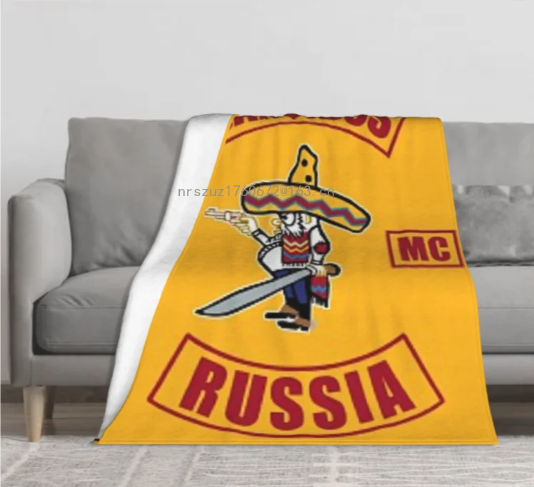 

Bandidos мировой мотоцикл клуб черный мужской Mc 6 Одеяло