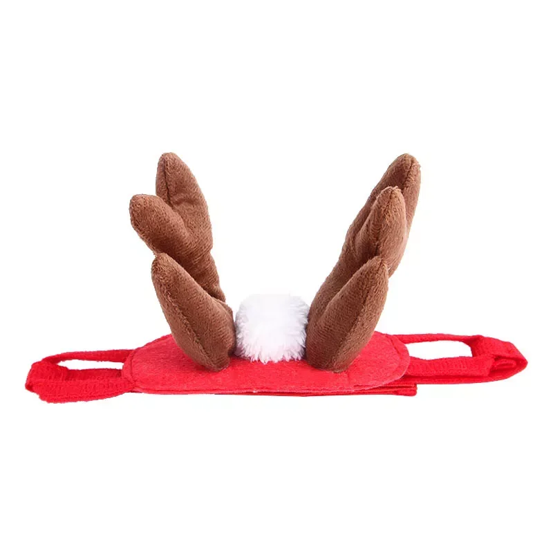 

2022 Newly Cute Pet Dog Cat Scarf Cap Cloak Headband Set Gifts Christmas Party Winter Clothes Warm