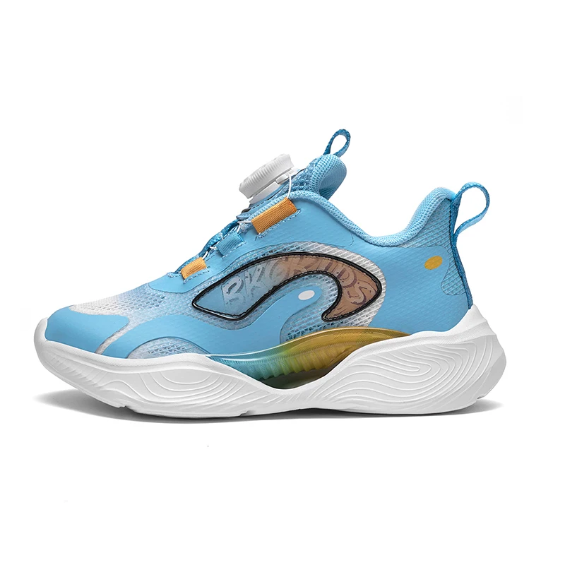 High Quality Children's Basketball Shoes 2023 High Top Basketball Shoes Breathable Boys' Shoes Children's Training Running Shoes