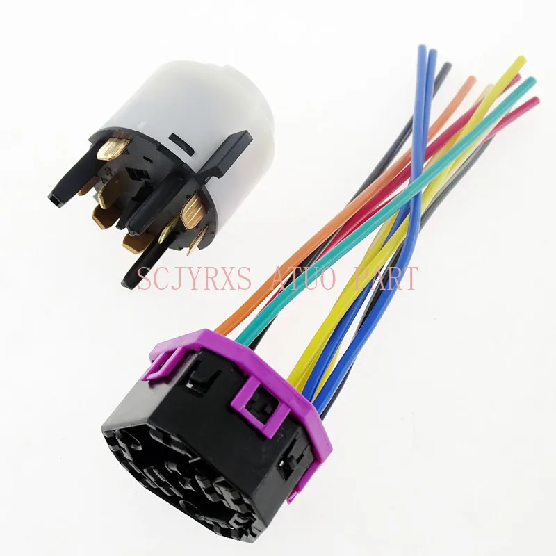 4B0905849 переключатель зажигания и Кабельная вилка для VW Golf MK4 Passat Polo Audi A3 A4 A6 TT Skoda Seat