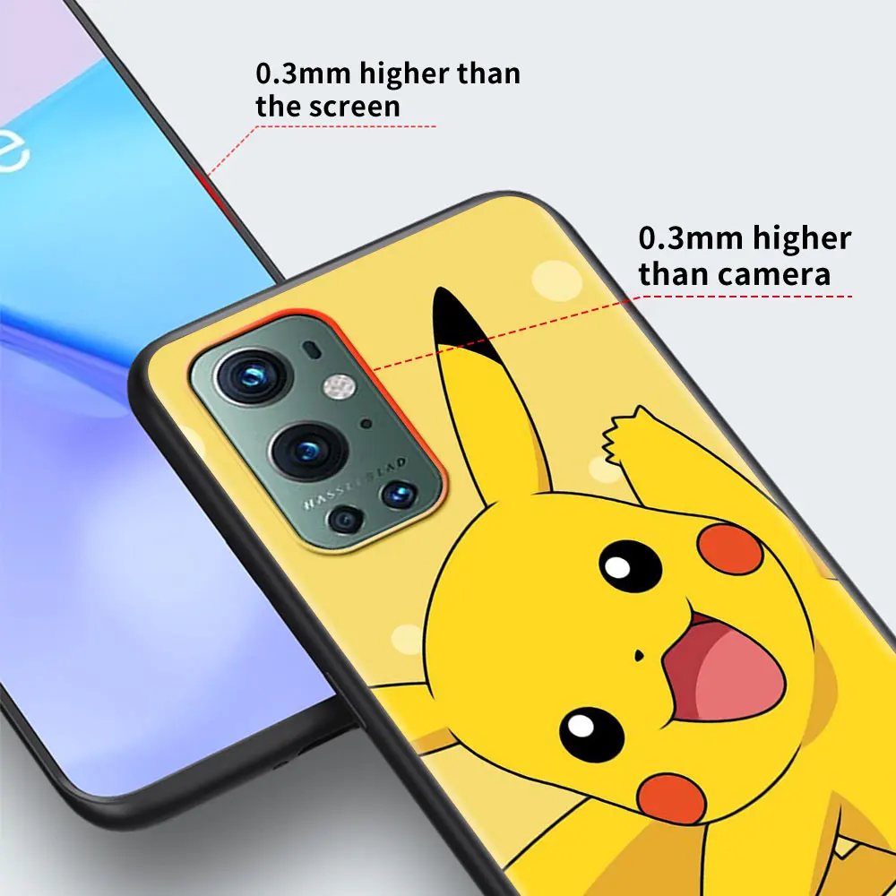 Чехол в стиле ретро с изображением покемона для OnePlus 10 9 8 7 Pro 9R 8T 7T Nord 2 5G Z N100 N10 CE