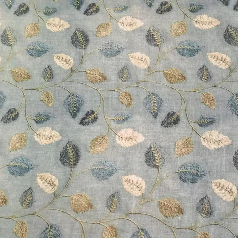 Натуральная живопись льняная ткань Рами с принтом для платья чистое летнее