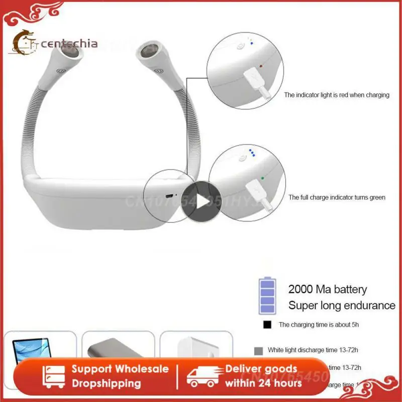 

Outdoor Light Neck Lamp Portable Usb Charging Night Running Neck Lamp Led Reading Lamp Student Reading Lamp Night Light