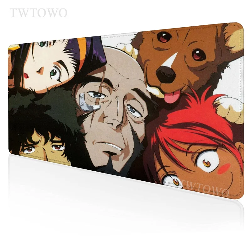 

Anime Cowboy Bebop Mousepad Home Large Computer Custom Desk Mats Mouse Mat Carpet Laptop Office Soft Natural Rubber