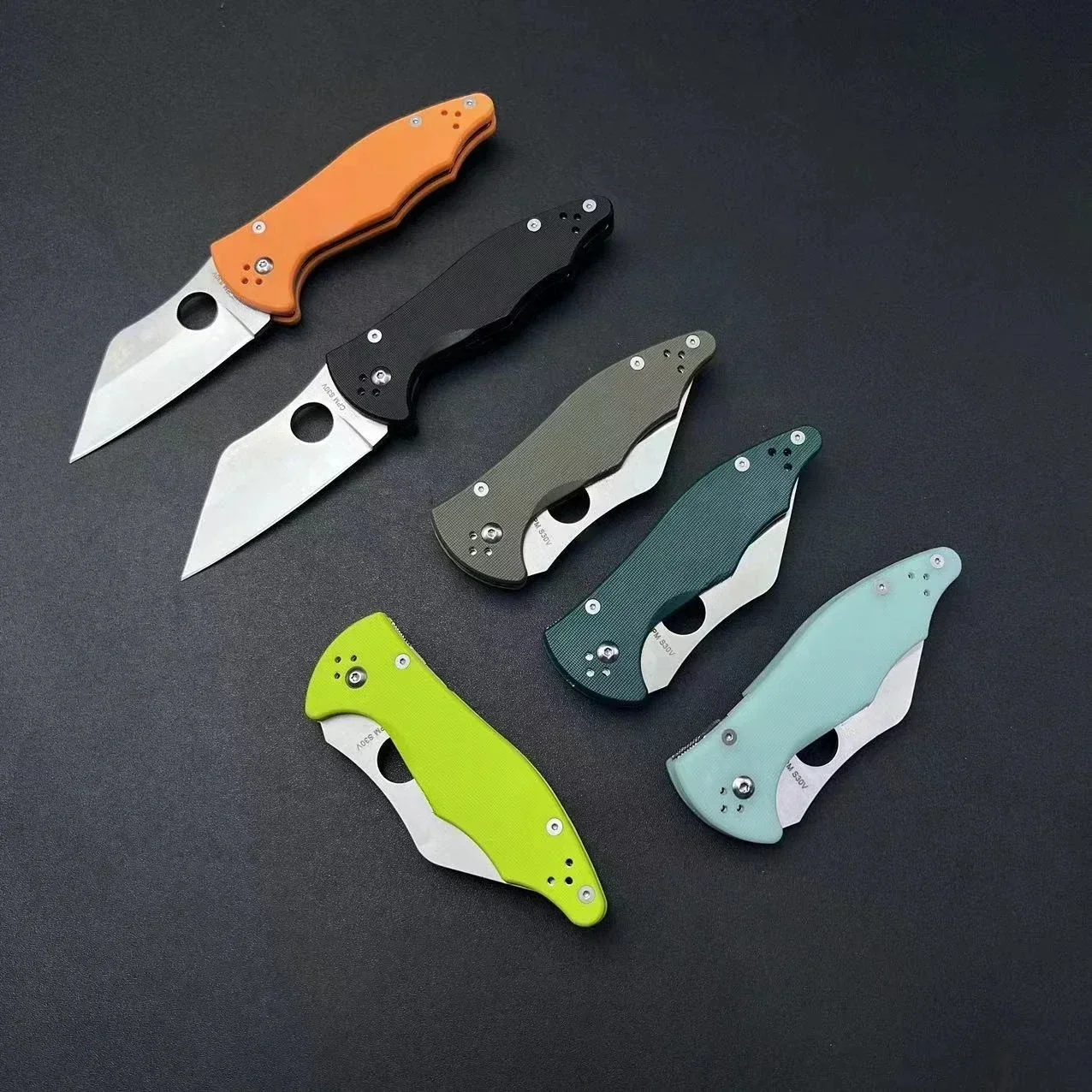 Тактический складной нож высокой твердости CPM 20CV 60HRC ручка из углеродного волокна