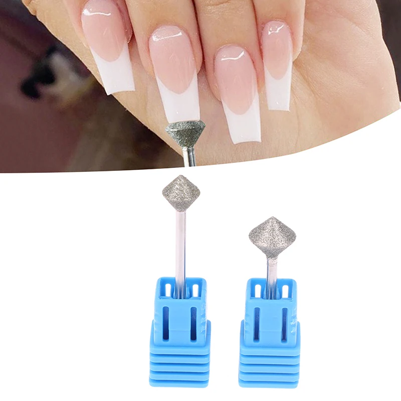 

Diamond Nail Drill Bit Cone Shape Head Professional Cuticle Clean Drill Bit Improved Diamond Shank 3/32”Machine Accessories