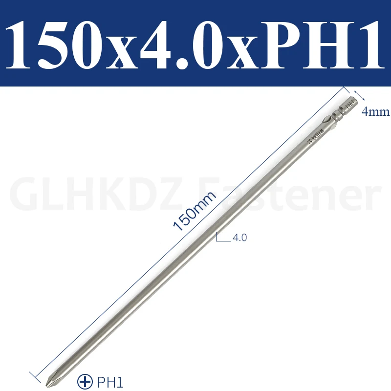 80-200 мм 800 электрическая крестовая отвертка 4 мм с круглым хвостовиком и крестообразной головкой электрическая отвертка магнитная отвертка